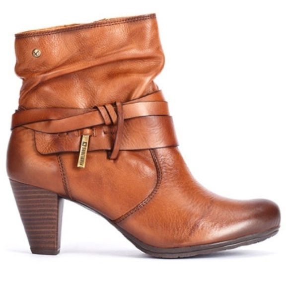 Pikolinos Verona Distressed Leather Ankle Boots Booties Cognac Brown Sz 42 - Picture 1 of 16